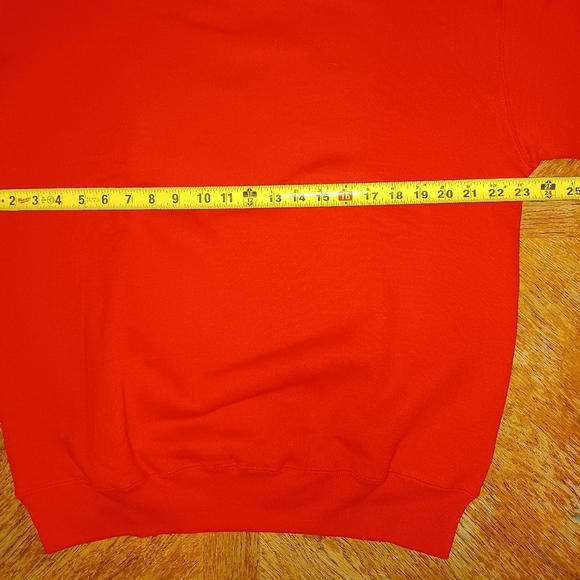 Vintage Pro Spirit Select Sweats Red Blank Sweatshirt Adult Medium. In good cond - Picture 4 of 5